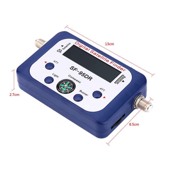 Mini LCD Digital Satellittfinner Meter Signalstyrke Dish Directv Kompass