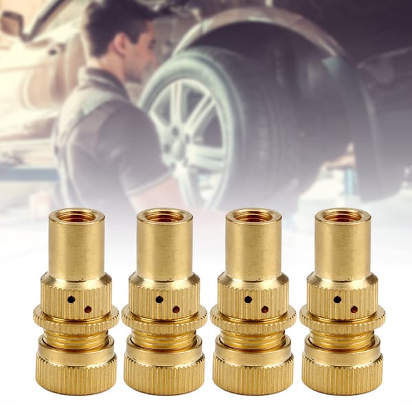 4 stk Auto Bil Alloy Dekktrykkavlastningsventiler Luftventilsett Universal Tilbehør