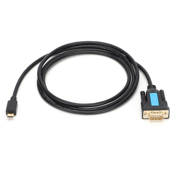USB-RS232-sovitin TypeC-DB9 -sarjakaapeli skannerille, tietokoneelle, modeemille ja tulostimelle