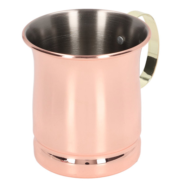 400 ml rustfritt stål cocktailkrus, rustforebygging, barutstyr til hjem, kontor, skole, bar, roségull