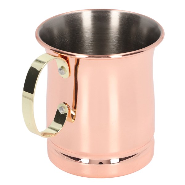 400 ml rostfritt stål cocktailmugg rostskydd bartillbehör för hemmakontor skola bar roséguld