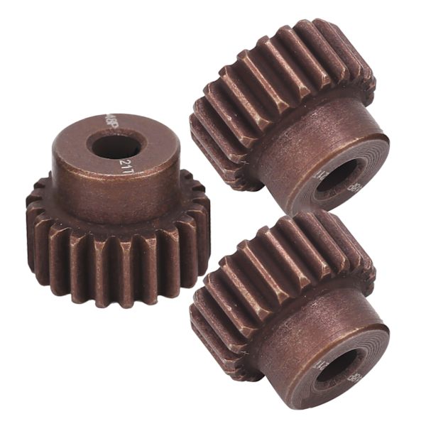 3 st RC 3.175mm 48DP 21T Pinjongväxelsats i stål för 1/10 RC-bil borstlös borstad motor