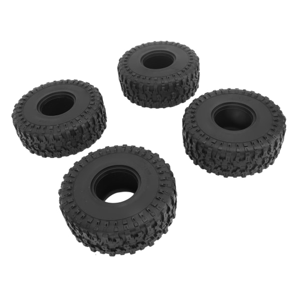 4st 1.9in RC Crawler Däck för SCX10 Hög Nötningsbeständighet Stark Dämpning Flexibel 1/10 RC Gummihjul Däck