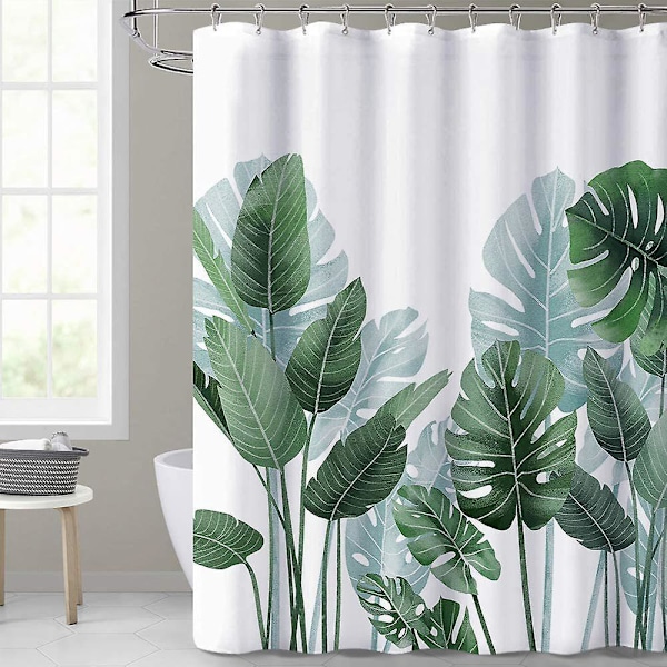 Vandtæt Trykt Bruseforhæng, Skimmelresistent Polyester, Maskinvaskbar, 180x230cm
