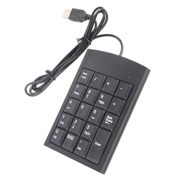 Bärbart Mini USB Numeriskt Tangentbord för Laptop