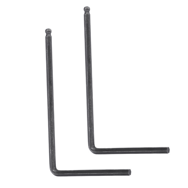 2 STK trussstang unbrakonøkkelverktøy 4mm / 5mm kuleende for Martin akustisk gitar (svart 5mm)