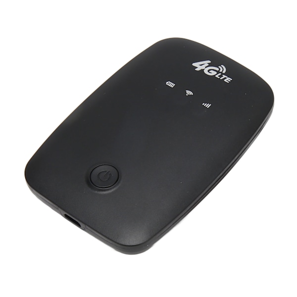 4G LTE Mobil WiFi Låst op 2100mAh Batteri Højhastigheds Bærbar Rejse Hotspot Mini Router med SIM-kortslot Sort EU-version