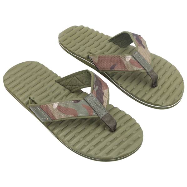 Sommar lättviktsflipflops flerlagers halkskydd Soft EVA Outdoors flipflops(43 )