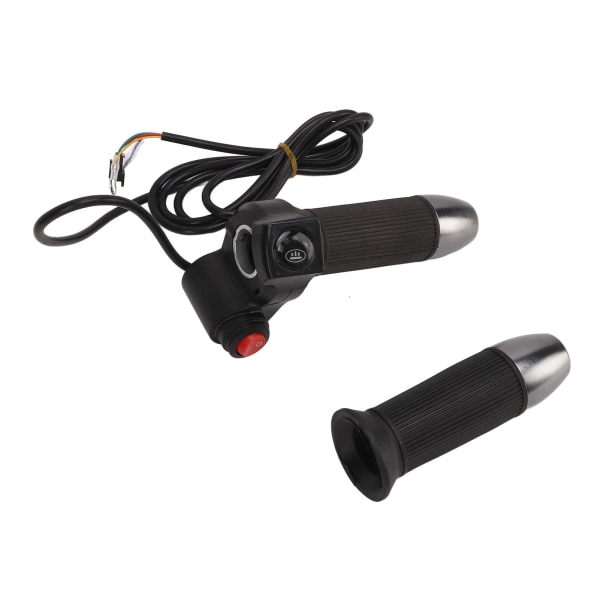 1 par elcykel gashåndtag Universal 48V 5 farver tråd scooter Hastighedskontrol håndstang med Power Display