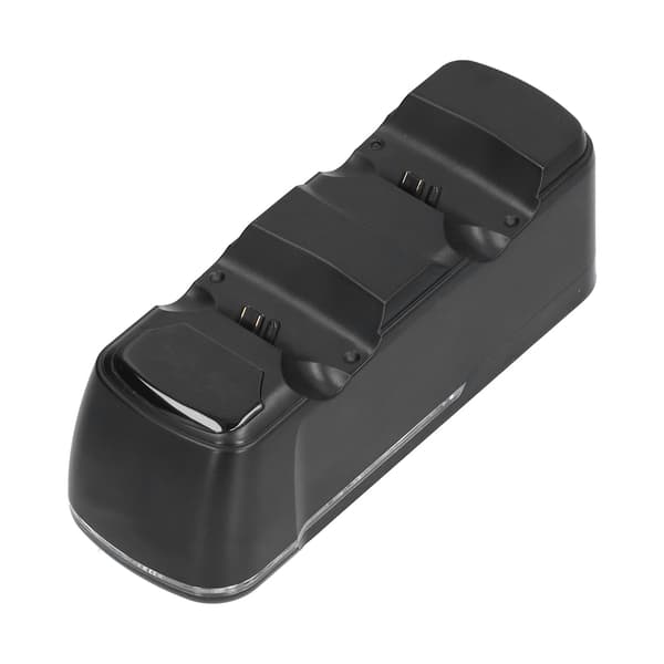 Controller Opladningsstander Base Dockingstation USB Dobbelt Controller Oplader til PS4 Sort