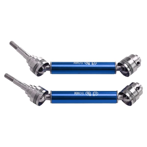 1 par RC frontdrivaksel stål aluminiumslegering rustsikker 1/10 fronttransmissionsaksel til TRAXXAS blå