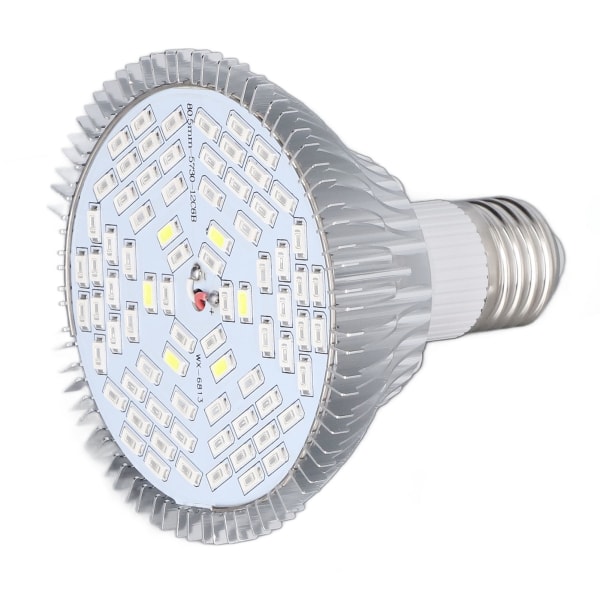 LED-växtlampa E27 Låg energiförbrukning Fullspektrum Låg värmegenerering LED-växtlampa 85‑265V 50W, 78 pärlor