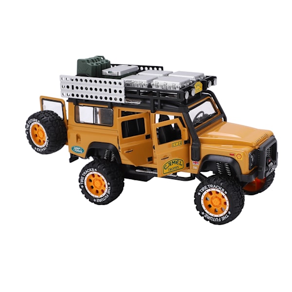1/28 Off Road Modellbil Legering Pull Back Leksaksbil med Ljud och Ljus för Barn Pojke Flicka Present