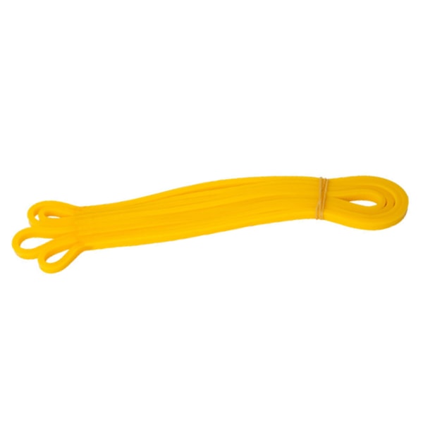 Stretch Träningsband Gul Ergonomisk Multifunktionell Robust Hållbar Resistansband för Fitness Styrketräning