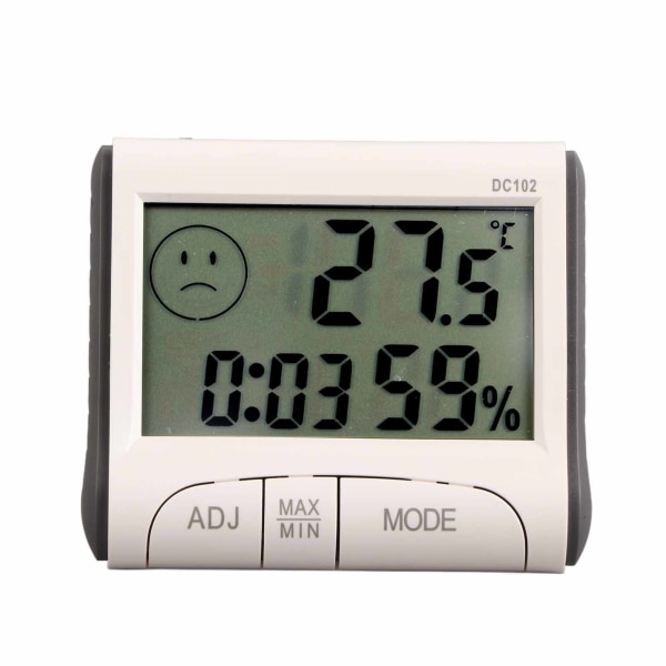 Elektronisk termometer LCD Digital temperaturtestare Trådlös termometer Hygrometer Fuktighet