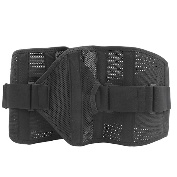 Andningsbart Mesh Stöd Träningsbälte Justerbart midjeband Fitness Midjeskydd L Storlek