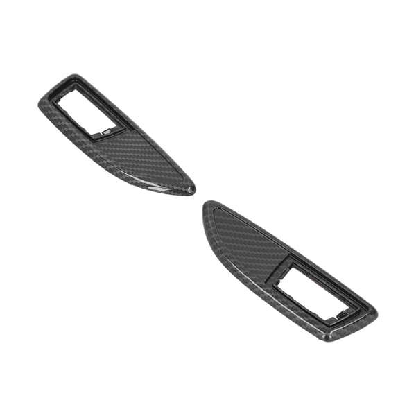 2 stk. sideblinklys repeater rammesæt kulfiber stil erstatning for Vauxhall Corsa D Range 2006-2014