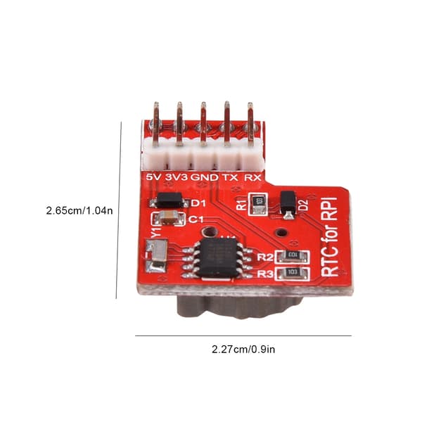 DS1307 RTC-modul Høy presisjon sanntidsklokke for Raspberry Pi 3 2 Model B