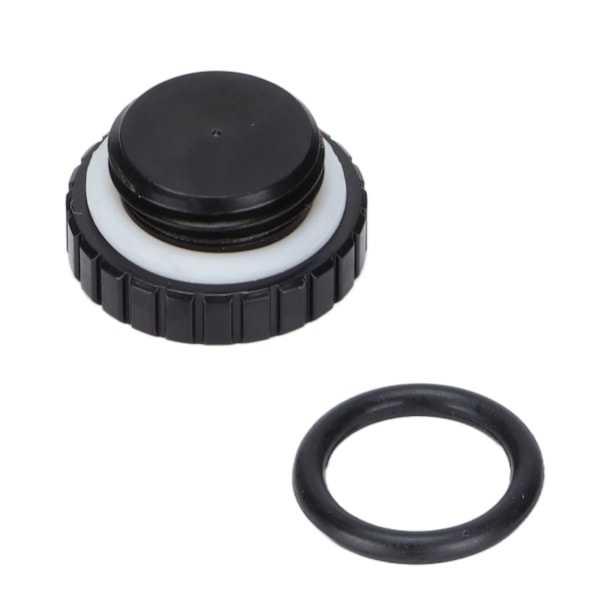 Vandstop Prop Elektroplettering Behandling Stopper Fitting til Computer Vandkølingssystem Sort
