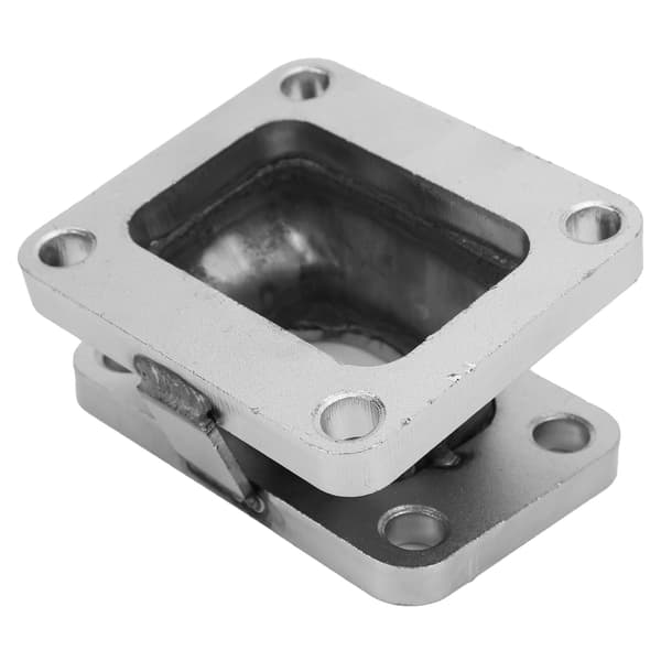 15 Graders Turbo Eksosmanifold Flensadapter T3 til T4 Rustfritt Stål