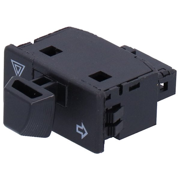 Motorcykelstyre Switch 34mm Universal Modifiering Svart ABS Nödstoppsknapp