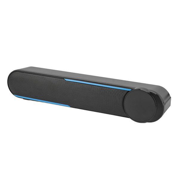 Kablet Soundbar Højttaler Touch Control HiFi Surround Sound Undgå magnetisk USB 2.0 Kablet Desktop Soundbar med LED-lys