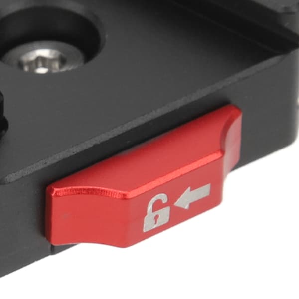 Multifunksjonell V-lås Hurtigutløserplate Kit for DSLR Stativ