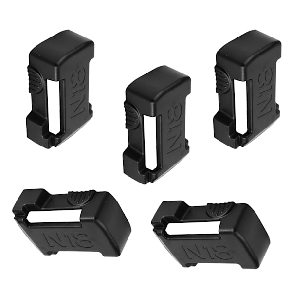 5 stk. batterimonteringsholderstativstativ batteritibehør passer til Milwaukee m18 18VBlack