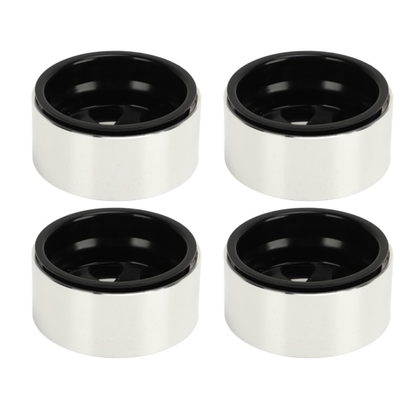 4stk Beadlock Fälg Offset ‑8.9mm Metall Djup Skål Nav Fälgar för Axial SCX10 90046 1.9 Tum Svart