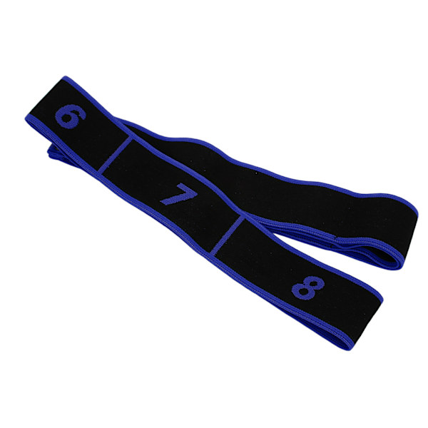 Stretchband Träningsfunktion Elastisk Flexibel Polyester Bomull Material DIY Kombinationsanvändning Stretchingverktyg för Barn Blå