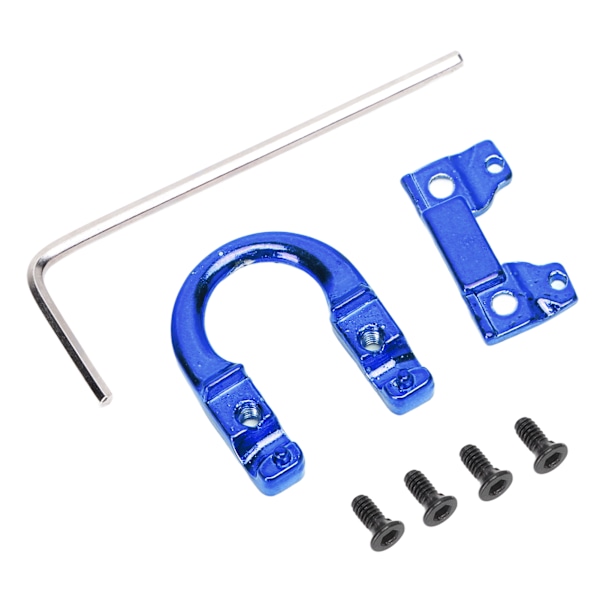 Bueskydning Metal D-Loop U-Formet Ring Metal D-Ring Bueskydning Jagt Målretning Skydning Beskyttelseshjælp Tilbehør Blå