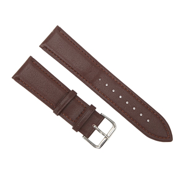 Smartwatcharmband i Brun Ko-Läder, Ersättningsarmband för Huawei Watch Gt2 Gt3 Pro 18mm