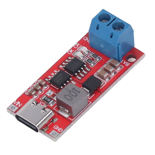 3S batterioplader Step Up Boost Modul PCB Type C Oplader Step Up Boost Inverter Board DC3-6V 1A