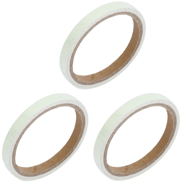 10 st Luminous Tape Självhäftande Scen Fluorescerande Fosforescerande Halkskydd Dekal (Grön 1 cm x 3 meter)