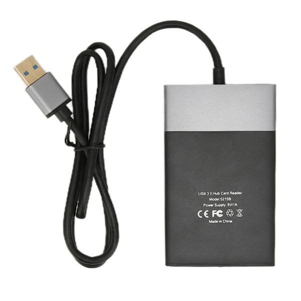 Monitoiminen kortinlukija USB3.0 6 in 1 -sovitin Windows XP 7 8 10:lle, Vistalle, Linuxille ja OS X:lle