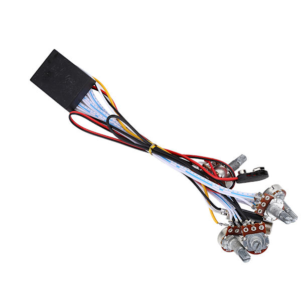 3-bånds Active EQ Equalizer Preamp Circuit Pickup Gitar Bass Tone Control med fittings