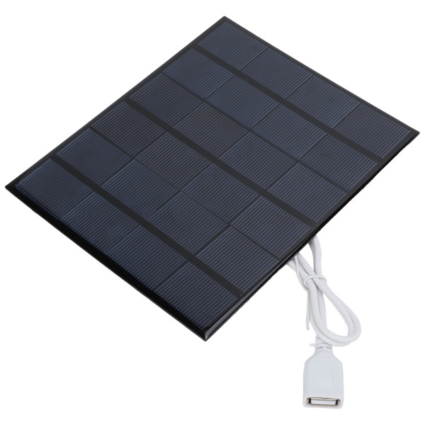 Mini Solar Panel Polysilisium Effektiv Energisparende USB Solar Lader for Telefon Power Bank RV Outdoor Farming 3,5W 6V