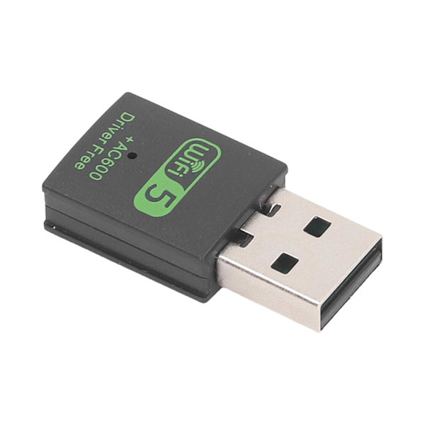 Trådløs netværkskortadapter Professionel 600 Mbps 2.4G 5G Dual Band USB WiFi Bluetooth 5.0 Adapter til stationær bærbar pc