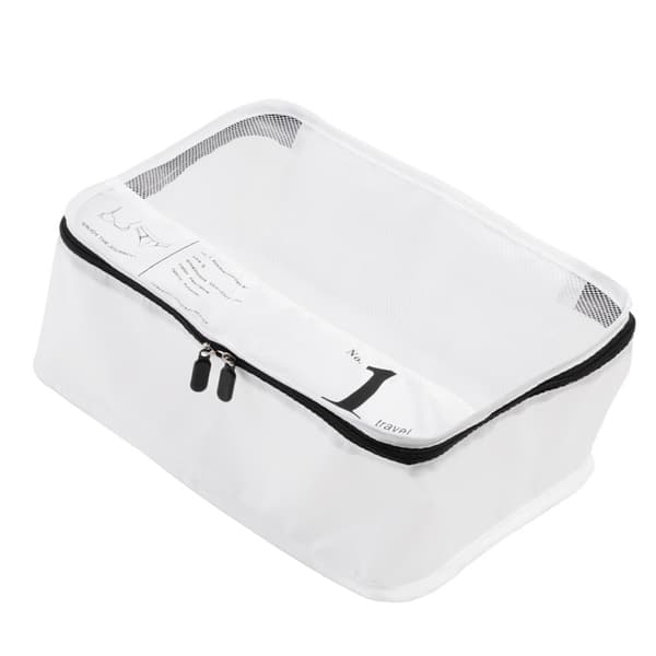 Packväskor Multifunktionella Resekuber i Polyester för Affärsresor Vit S 32x23x12cm / 12.6x9.1x4.7in