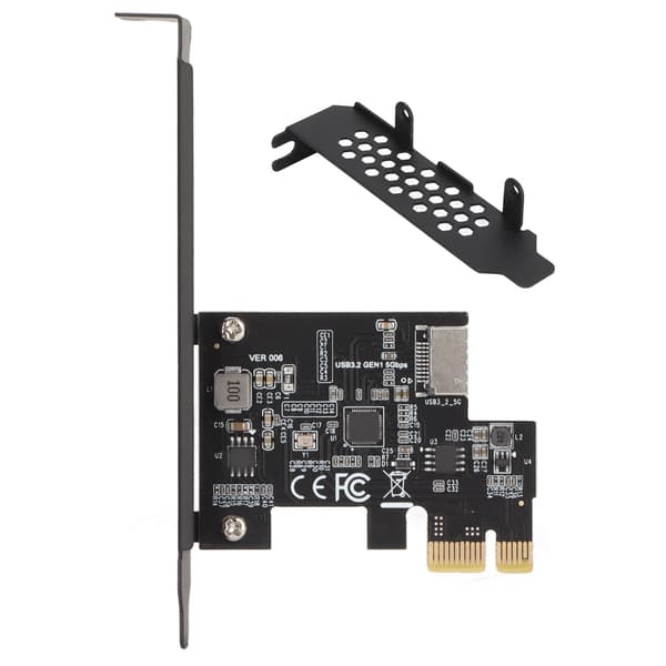 USB3.2 PCI E Riser-kort Keramiske kondensatorer Dobbelt beskyttelse Hurtig transmissionshastighed PCI E til Type E Riser-kort til PC Sort