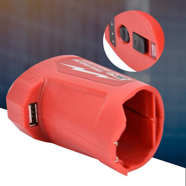 Bærbar N12 USB-opladerbaseholder til mobiltelefon uden DC-oplader eller USB-kabel