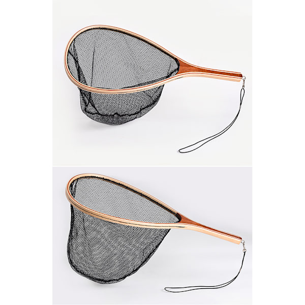 Perhokalastuslaskuverkko Trout Bass Nylon Mesh Catch ja vapauta kalaverkko