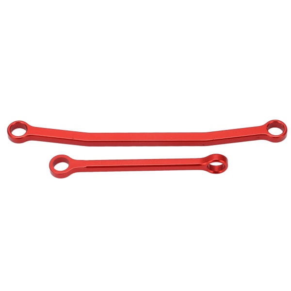 1/24 Tie Rod Kit Høj nøjagtighed aluminiumslegering Nem installation RC Styrestang Tie til FMS FCX24 Crawler Rød