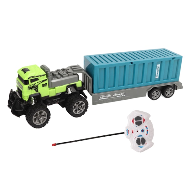 1:43 Lastbil Leksak Container Fartyg Kran Trailer Konstruktion Leksak Lastbil för Barn