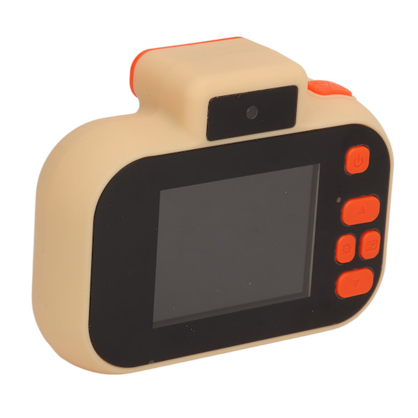 Børnekamera HD 40MP Dobbelt Kamera 2.0 tommer IPS Display 600mAh Natkamera USB Genopladeligt Digitalt Videokamera til Børn Gul