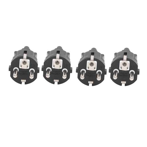 4 STK EU 2 stikstik til IEC320 C5 strømadapter Professionelt EU 2 stik stik 4,8 mm til C5 strømstikadapter til bærbar computer EU stik 100‑250V