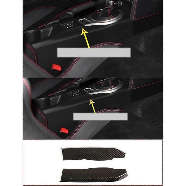 For Brz 86 2012-2020 Center Console Side Strip Gear Panel Decor Protection Trim Frame Car Accessories