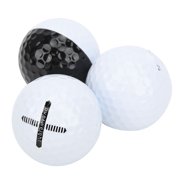 3 kpl Kumigolfpallot Driving Range Harjoituspallot Golfmailan aputarvikkeet