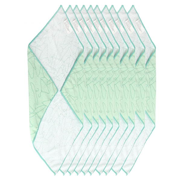 10 stk. Reaktivt trykt farvet håndklæde Absorberende mikrofiberhåndklæde til badeværelse Køkken 40x40cm