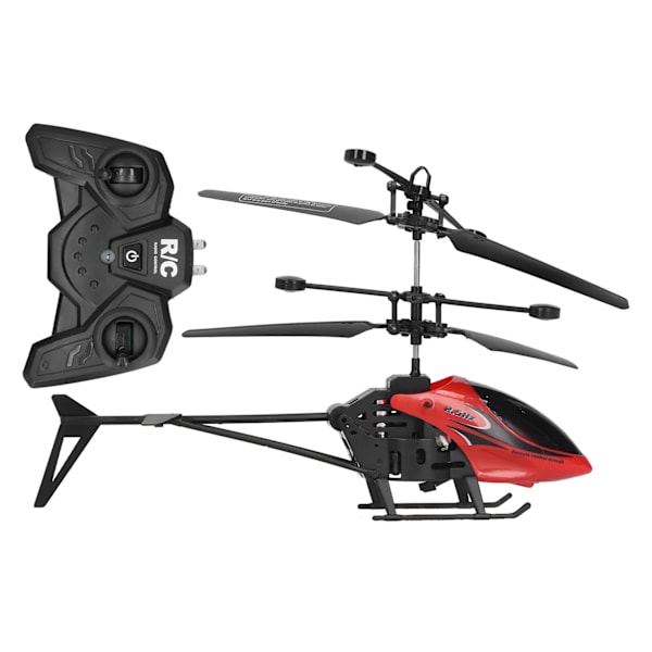 Fjärrstyrd Anti-Fall Flygande Utomhus Flygplan Laddningsbar Fjärrstyrd Helikopter Leksaksmodell (Röd)